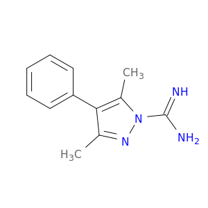 1H-Pyrazole-1-carboximidamide, 3,5-dimethyl-4-phenyl-