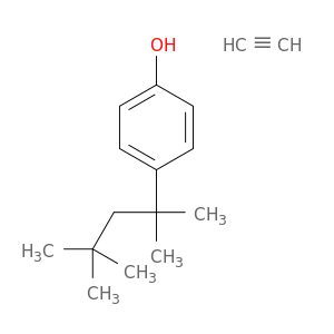 苯酚,4-(1,1,3,3-四甲基丁酯)-,与乙炔的聚合物