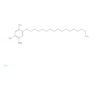 Phenol, 2-amino-4-(hexadecyloxy)-5-methyl-, hydrochloride