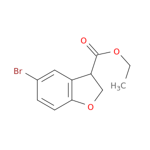 乙基5-溴-2,3-二氢-3-苯并呋喃糖羧酸盐