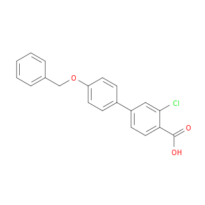 4-(4-苄氧基苯基)-2-氯苯甲酸