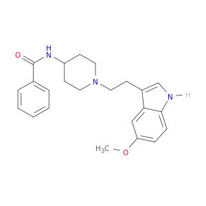 N-(1-(2-(5-METHOXY-1H-INDOL-3-YL)ETHYL)-PIPERIDIN-4-YL)BENZAMIDE