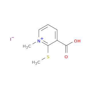 Pyridinium, 3-carboxy-1-methyl-2-(methylthio)-, iodide