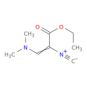 2-Propenoic acid, 3-(dimethylamino)-2-isocyano-, ethyl ester