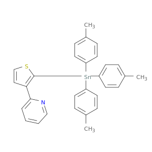 Pyridine, 2-[2-[tris(4-methylphenyl)stannyl]-3-thienyl]-