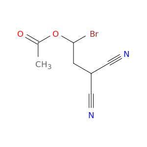 PROPANEDINITRILE, 2-[2-(ACETYLOXY)-2-BROMOETHYL]-