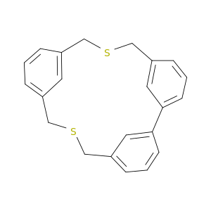8,16-Dithiatetracyclo[16.3.1.12,6.110,14]tetracosa-1(22),2,4,6(24),10,12,14(23),18,20-nonaene