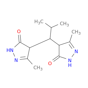 3H-Pyrazol-3-one, 4,4'-(2-methylpropylidene)bis[2,4-dihydro-5-methyl-