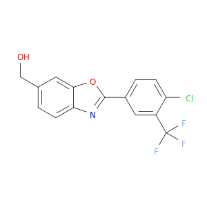 6-Benzoxazolemethanol, 2-[4-chloro-3-(trifluoromethyl)phenyl]-