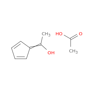 Ethanol, 1-(2,4-cyclopentadien-1-ylidene)-, acetate