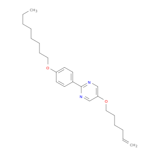 Pyrimidine, 5-(5-hexenyloxy)-2-[4-(octyloxy)phenyl]-