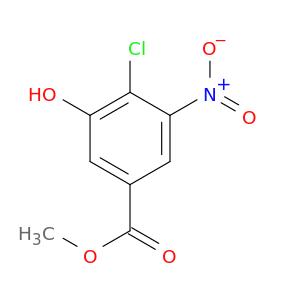 4-氯-3-羟基-5-硝基苯甲酸甲酯