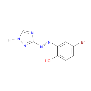 Phenol, 4-bromo-2-(1H-1,2,4-triazol-3-ylazo)-