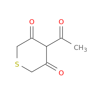 2H-Thiopyran-3,5(4H,6H)-dione, 4-acetyl-