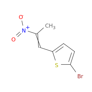 Thiophene, 2-bromo-5-(2-nitro-1-propenyl)-