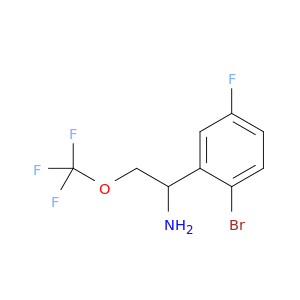 1-(2-Bromo-5-fluorophenyl)-2-(trifluoromethoxy)ethan-1-amine