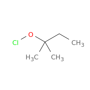 Hypochlorous acid, 1,1-dimethylpropyl ester