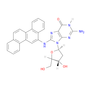 Guanosine, 8-(6-chrysenylamino)-2'-deoxy-