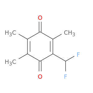 2,5-Cyclohexadiene-1,4-dione, 2-(difluoromethyl)-3,5,6-trimethyl-