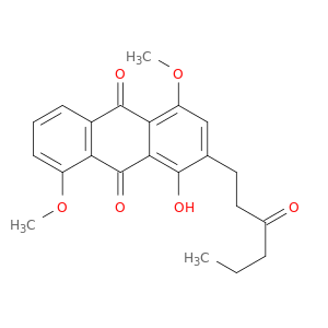 9,10-Anthracenedione, 1-hydroxy-4,8-dimethoxy-2-(3-oxohexyl)-