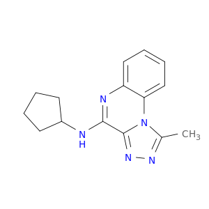 [1,2,4]Triazolo[4,3-a]quinoxalin-4-amine, N-cyclopentyl-1-methyl-
