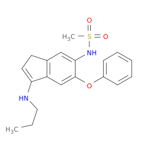 Methanesulfonamide, N-[5-phenoxy-3-(propylamino)-1H-inden-6-yl]-