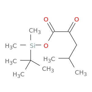 Pentanoic acid, 4-methyl-2-oxo-, (1,1-dimethylethyl)dimethylsilyl ester