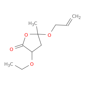 3-乙氧基Dihydro-5-甲基-5-(2-丙烯-1-基氧基)-2(3H)-呋喃酮