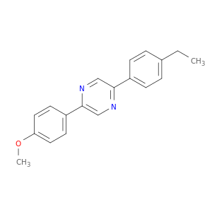 Pyrazine, 2-(4-ethylphenyl)-5-(4-methoxyphenyl)-