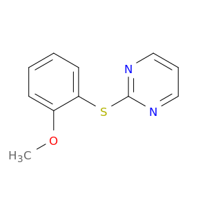 Pyrimidine, 2-[(2-methoxyphenyl)thio]-