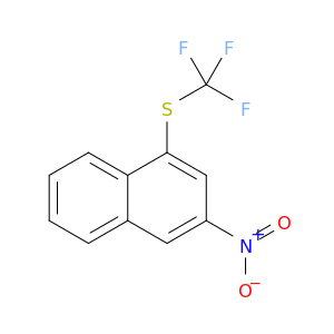 Naphthalene, 3-nitro-1-[(trifluoromethyl)thio]-
