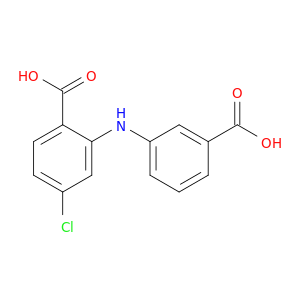 Benzoic acid, 2-[(3-carboxyphenyl)amino]-4-chloro-
