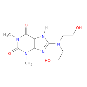 1H-Purine-2,6-dione,8-[bis(2-hydroxyethyl)amino]-3,9-dihydro-1,3-dimethyl-
