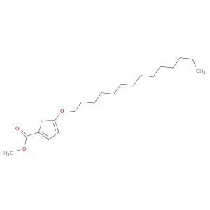 2-Thiophenecarboxylic acid, 5-(tetradecyloxy)-, methyl ester