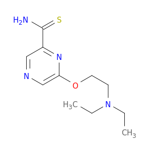 Pyrazinecarbothioamide, 6-[2-(diethylamino)ethoxy]-