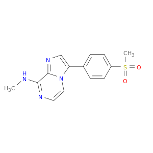Imidazo[1,2-a]pyrazin-8-amine, N-methyl-3-[4-(methylsulfonyl)phenyl]-