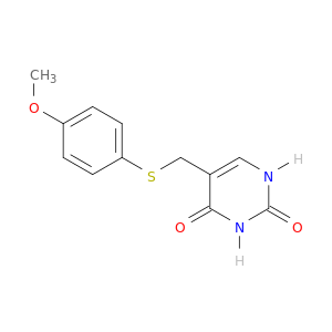 2,4(1H,3H)-Pyrimidinedione, 5-[[(4-methoxyphenyl)thio]methyl]-