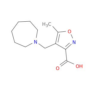4-(Azepan-1-ylmethyl)-5-methylisoxazole-3-carboxylic acid