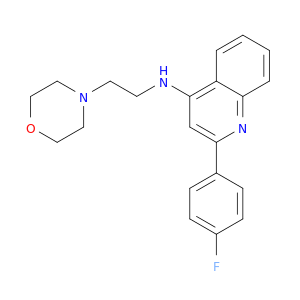 4-Quinolinamine, 2-(4-fluorophenyl)-N-[2-(4-morpholinyl)ethyl]-