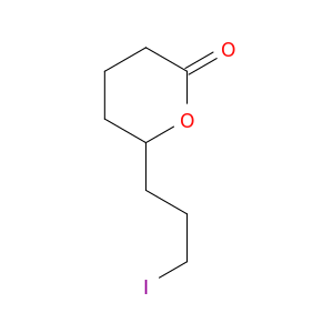 2H-Pyran-2-one, tetrahydro-6-(3-iodopropyl)-