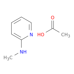 2-Pyridinamine, N-methyl-, monoacetate