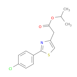 1-甲基乙基2-(4-氯苯基)-4-噻唑酯
