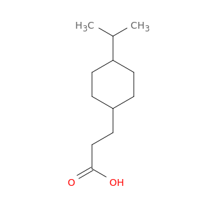 Cyclohexanepropanoic acid, 4-(1-methylethyl)-