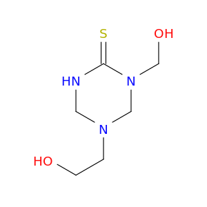 四氢-5-(2-羟乙基)-1-(羟甲基)-1,3,5-三嗪-2(1H)-硫酮