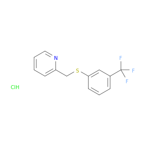 Pyridine, 2-[[[3-(trifluoromethyl)phenyl]thio]methyl]-, hydrochloride