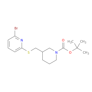 3-(6-溴-吡啶-2-基硫基甲基)-哌啶-1-羧酸叔丁酯