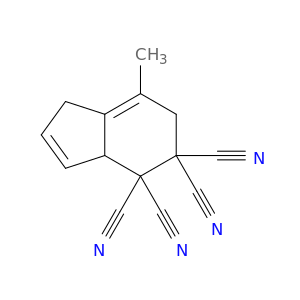 1H-Indene-4,4,5,5-tetracarbonitrile, 3a,6-dihydro-7-methyl-