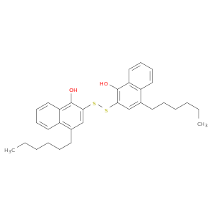 1-Naphthalenol, 2,2'-dithiobis[4-hexyl-