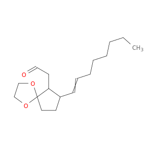 1,4-Dioxaspiro[4.4]nonane-6-acetaldehyde, 7-(1-octenyl)-