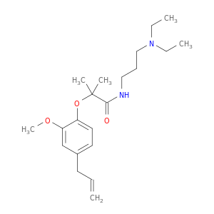 2-(4-ALLYL-2-METHOXYPHENOXY)-N-(3-(DIETHYLAMINO)PROPYL)-2-METHYL-PROPI ONAMIDE